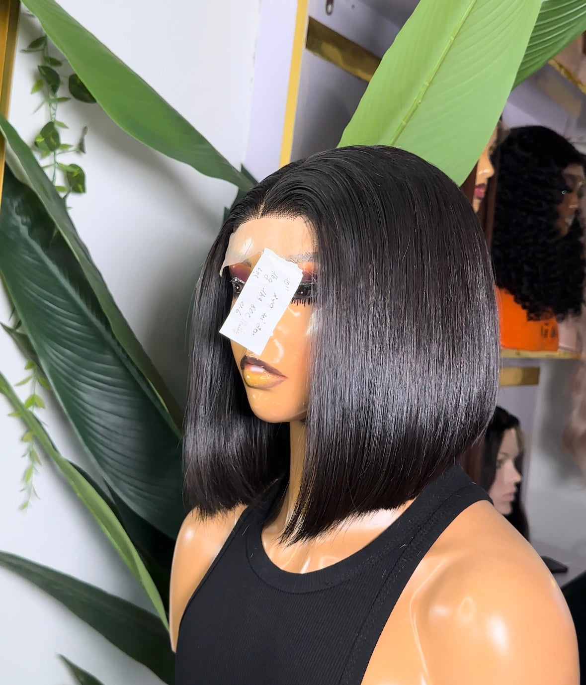 8 inches raw donor hair 2x6 closure